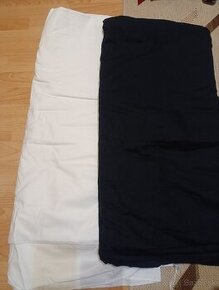 Textilné pozadie bavlnené biele