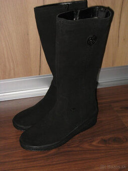 Dámske kožené čižmy Rieker, č. 37