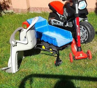 Odrazadlova motorka, kolobezka, detska sedacka a i.