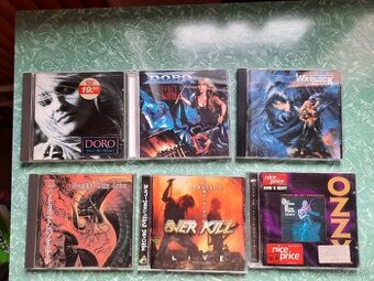 Zbierka CDs heavy metal