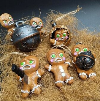 Krampus :Sada ozdôb