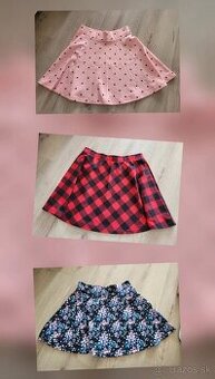 Tri krásne sukne veľkosť M