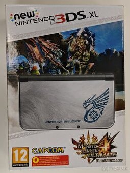 New Nintendo 3DS XL MONSTER HUNTER 4 ULTIMATE EDITION - nové