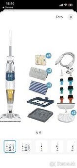 Rowenta multifunkčný vysávač s parnou funkciou