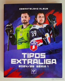 Hokejové kartičky TIPOS EXTRALIGA 2024/2025  BASE SET+ALBUM