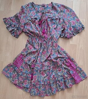 letné vzorované minišaty, uni, NOVÉ