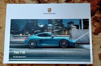 Ponúkam originálny prospekt k modelu Porsche 718 Cayman
