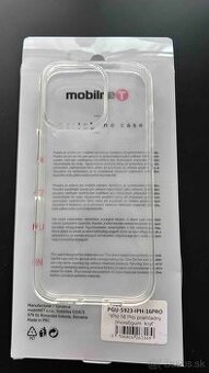 Priehľadný obal na iPhone 16 Pro – krátko používaný