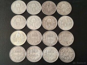 Strieborné mince RU a Rakúsko