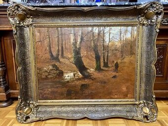 Prekrásne obrazy,olejomalby s polovníckou tematikou.