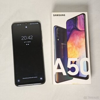 Samsung Galaxy A50 128GB Black – komplet balenie