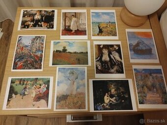 Predám kolekciu pohľadníc impresionistov Taschen