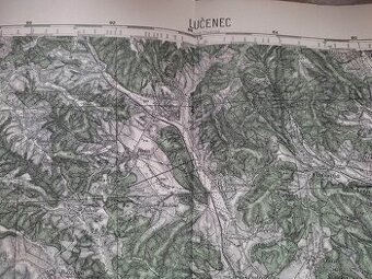 Stara mapa originál z I. ČSR - Lučenec