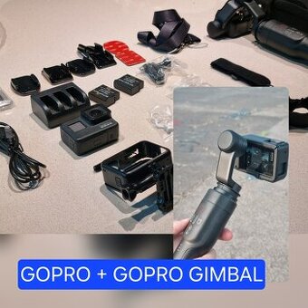 Gopro Hero 7 4K + originál Gopro karma gimbal +príslušenstvo