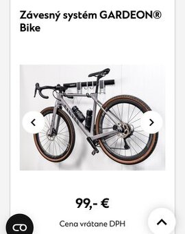 Závesný systém na bicykle -Gardeona