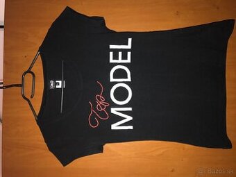 D&G originál black damske tricko kolekcia top model M/L