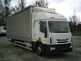 IVECO EUROCARGO 120 E25 E6 Valník + plachta + hydraulické če