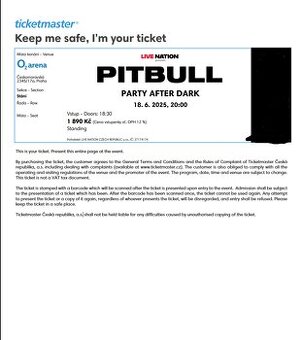 Pitbull - Praha - STÁNIE