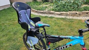 Detská cyklistická sedačka Polisport Šedo-zelená