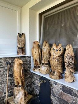 Drevorezby celoročne dekorácie nielen na jesen