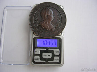 AE medaila 1870 M.Theresia-Banská akadémia Banská Štiavnica