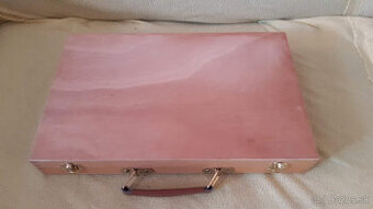 Predám drevený kufrík na maĺovacie potreby. - 1