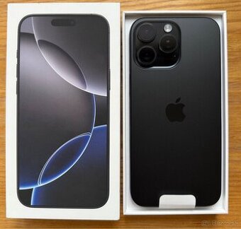 Predám iPhone 16 Pro Max – čierny