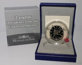 2 Euro Mince Francúzsko 2008-2013 PROOF