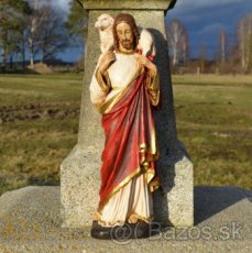 Soška Ježiš s baránkom "Pastier" - 54 cm