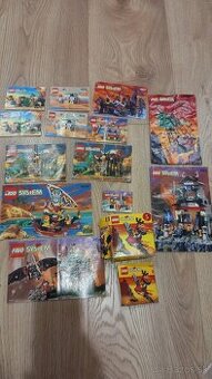Lego návody piráti, ninja, rytieri atd.
