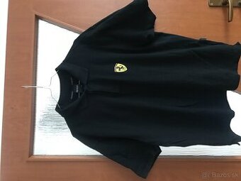 FERRARI originál pánske polotricko/black XL