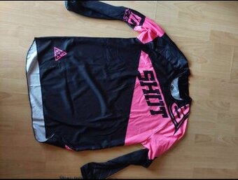 Motocrossový dres dámsky ružový
