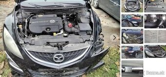 Mazda 6 2011 2.2 D 2011 predám MOTOR R2, DVERE, ZADNÉ SVETLO