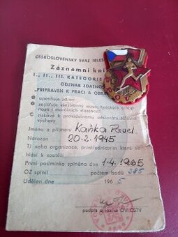 Odznak BSP a preukaz