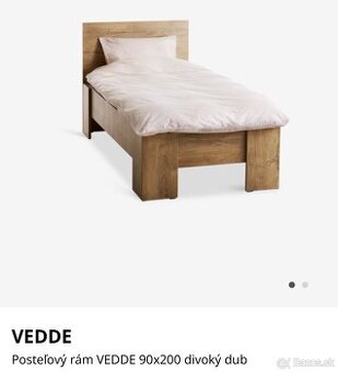 Jednolôžkova posteľ 90x200 REZERVOVANÉ
