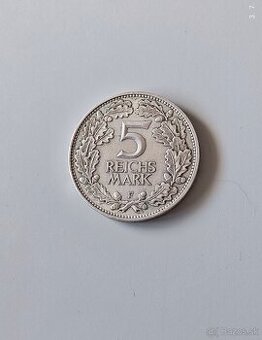 5 Reichsmark 1925 F, Top stav