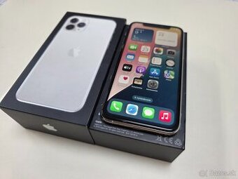 APPLE IPHONE 11PRO 64GB SILVER,ZDRAVIE BATERKY 100%