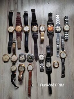 Hodinky PRIM, LONGINES, OMEGA