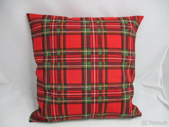 Obliečky a štóla vianočné káro