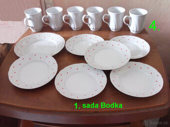Český porcelán - dezertná sada 7 dielna - 1