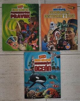 Nálepkové knihy Oceán / Pravek / História