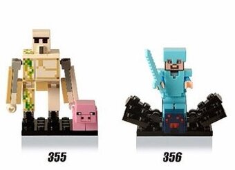 MINECRAFT 12 ks sada postaviciek