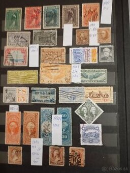 Album známok USA.