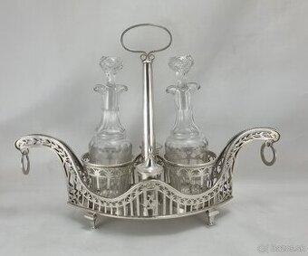 Kaštieľna strieborná súprava - 622 gramov