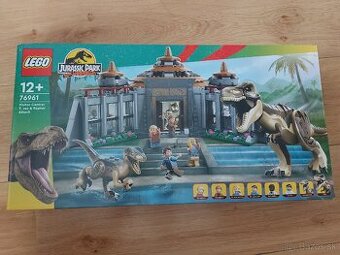 LEGO 76961 Stredisko pre návštevníkov: útok T-rexa a raptora