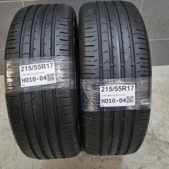 Letné pneumatiky 215/55 R17 CONTINENTAL