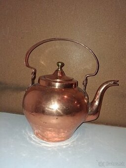 Obrovská medená kanvica 7L Taliansky original