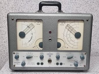 4-250MHz 》Wobbelsender Grundig model 6016 》lampový Vobler