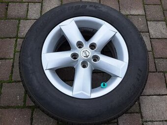 Letné pneu 225/65 r16 na alu diskoch Nissan Qashqai J10