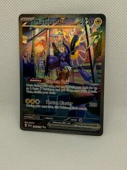 Pokémon karta Miraidon ex 244/198 – EX – ORIGINÁL